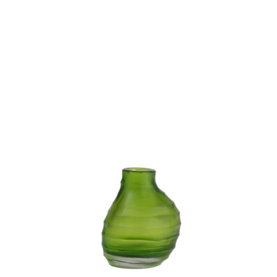 Gaus Vase Belly clear green S