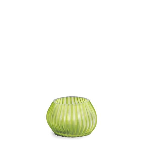 Teelicht, Vase Nagaa clear-lightgreen