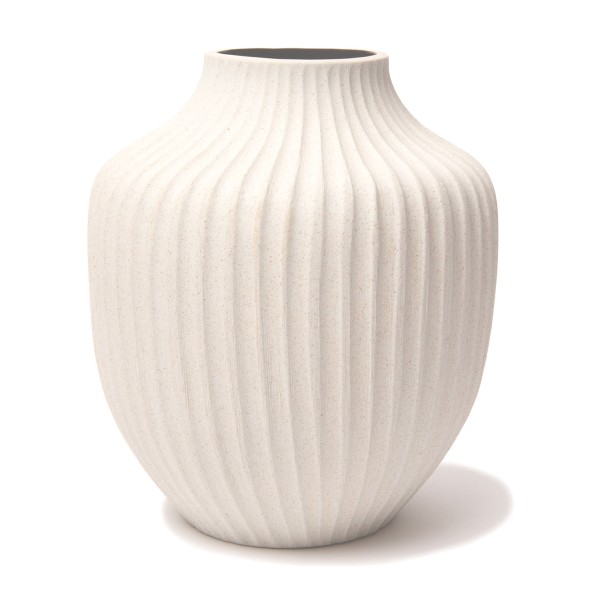 Keramikvase Kyoto weiss 20 cm