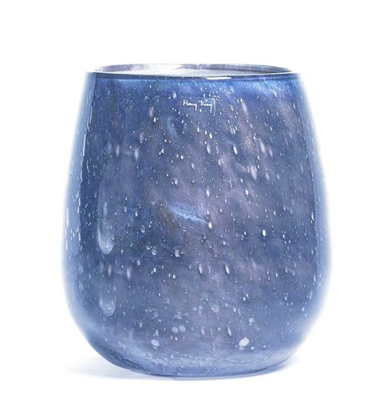 Windlicht, Vase Henry Dean 24 cm Blautöne