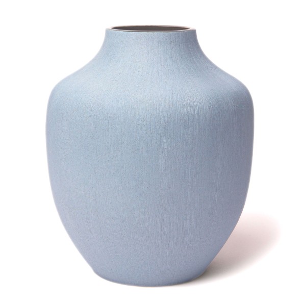 Schlichte Keramikvase von Lindform, Zartblau