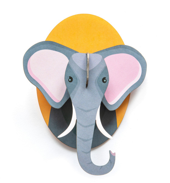 3D-Kinderzimmer-Wanddeko Elefant