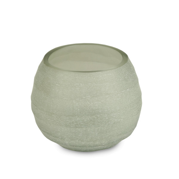 Teelicht, Vase Quilotta light steelgrey 8 cm