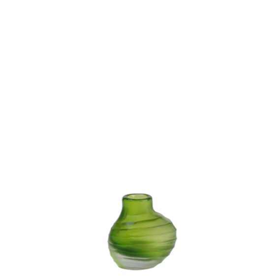 Gaus Vase Belly clear green XS