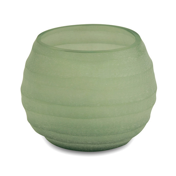 Teelicht, Vase Belly moss green 8 cm