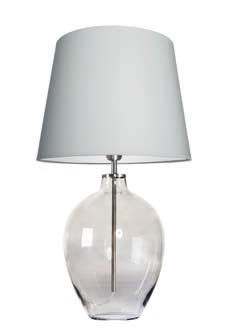 Mundgeblasene Glas-Tischlampe Cocoon 65 / 71 cm