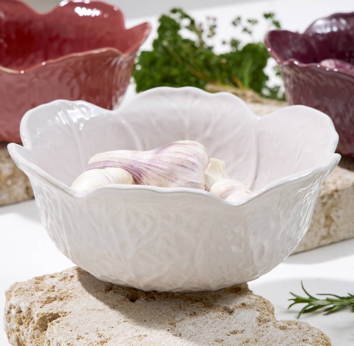 Côte Table Salatschüssel Chou ø 27 cm weiss