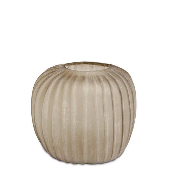 Guaxs-Vase-Manakara-Round--smokegrey