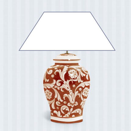 Design Deruta rosso